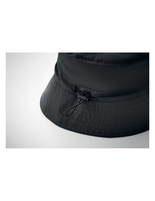 LANIN Chapeau de pêcheur déperlant Couleurs : noir objet promotionnel éco-responsable