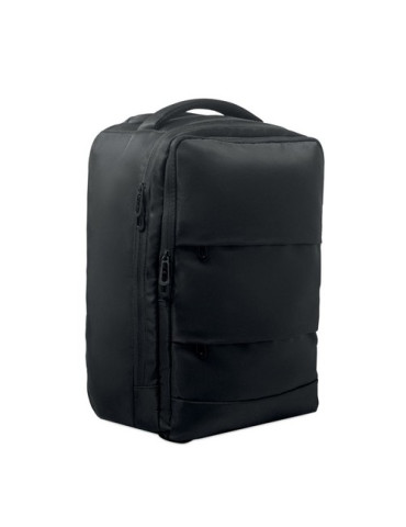 MAGNATE Trolley à dos en 290T RPET Couleurs : noir cadeau entreprise pas cher