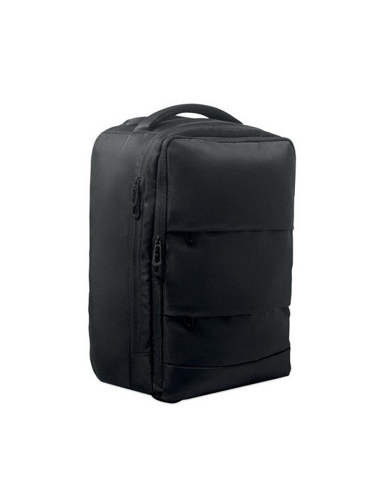 MAGNATE Trolley à dos en 290T RPET Couleurs : noir cadeau entreprise pas cher