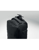 MAGNATE Trolley à dos en 290T RPET Couleurs : noir objet promotionnel éco-responsable