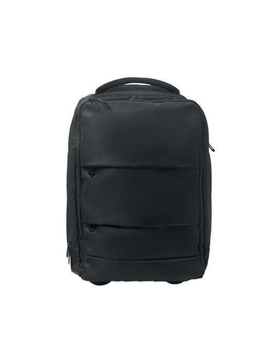 MAGNATE Trolley à dos en 290T RPET Couleurs : noir cadeau collaborateur premium