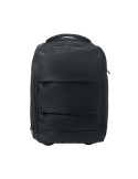 MAGNATE Trolley à dos en 290T RPET Couleurs : noir cadeau collaborateur premium