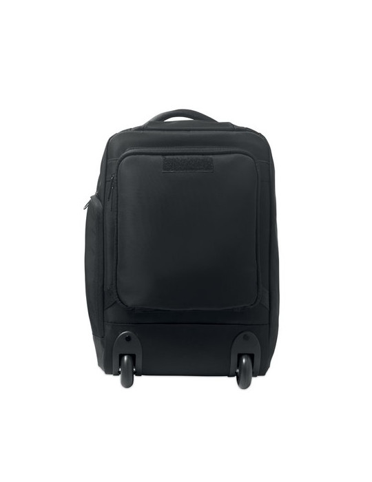 MAGNATE Trolley à dos en 290T RPET Couleurs : noir personnalisation rapide en France