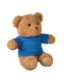 JACKIE Peluche Ourson t-shirt 23cm Couleurs : bleu