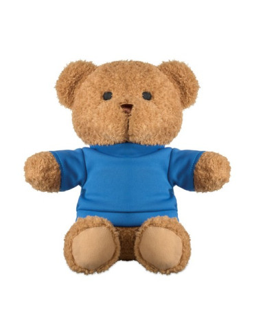 JACKIE Peluche Ourson t-shirt 23cm Couleurs : bleu 2