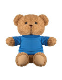 JACKIE Peluche Ourson t-shirt 23cm Couleurs : bleu cadeau entreprise pas cher