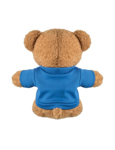 JACKIE Peluche Ourson t-shirt 23cm Couleurs : bleu impression haute définition