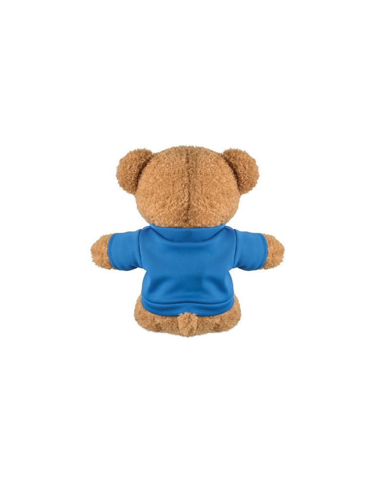 JACKIE Peluche Ourson t-shirt 23cm Couleurs : bleu impression haute définition