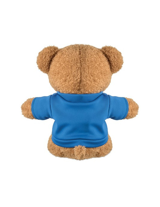 JACKIE Peluche Ourson t-shirt 23cm Couleurs : bleu impression haute définition