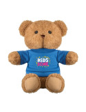 JACKIE Peluche Ourson t-shirt 23cm Couleurs : bleu livraison express 24h 48h