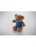 JACKIE Peluche Ourson t-shirt 23cm Couleurs : bleu cadeau collaborateur premium