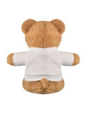 JACKIE Peluche Ourson t-shirt 23cm Couleurs : blanc marquage laser ultra précis