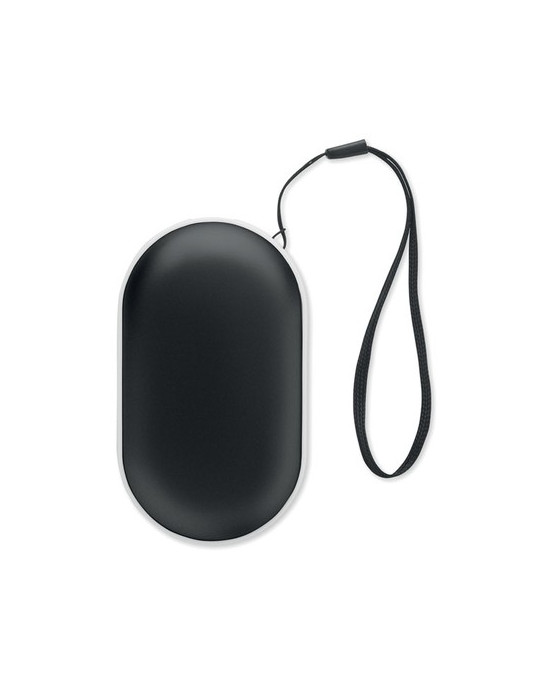 MUKAVA Chauffe-main électrique en alu Couleurs : noir cadeau collaborateur premium