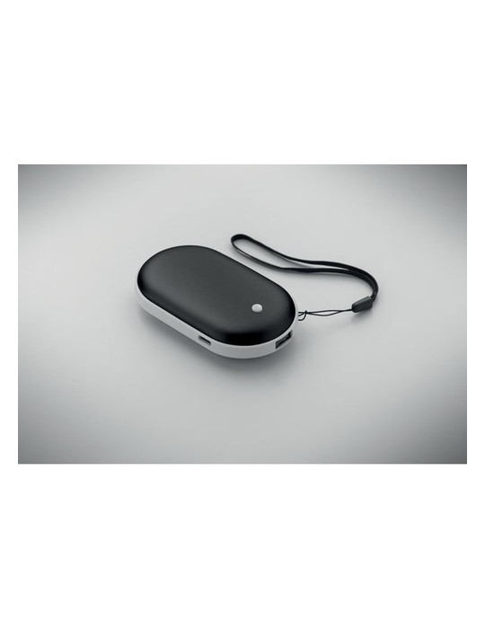 MUKAVA Chauffe-main électrique en alu Couleurs : noir goodies publicitaire durable