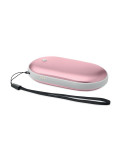 MUKAVA Chauffe-main électrique en alu Couleurs : rose bébé goodies publicitaire événementiel