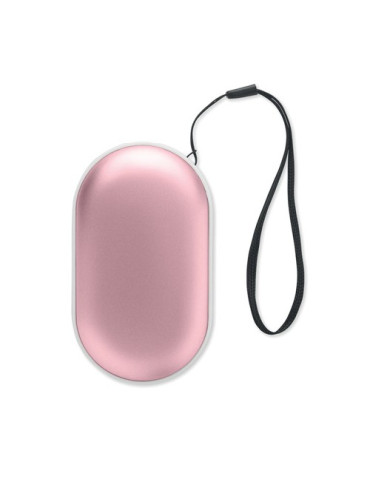 MUKAVA Chauffe-main électrique en alu Couleurs : rose bébé goodies entreprise design