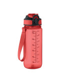 ENKEL Bouteille de sport 700ml Couleurs : rouge transparent