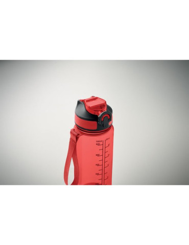 ENKEL Bouteille de sport 700ml Couleurs : rouge transparent goodies entreprise design