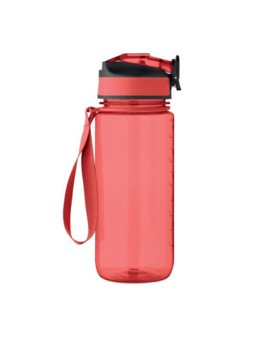 ENKEL Bouteille de sport 700ml Couleurs : rouge transparent objet promotionnel éco-responsable