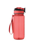 ENKEL Bouteille de sport 700ml Couleurs : rouge transparent objet promotionnel éco-responsable