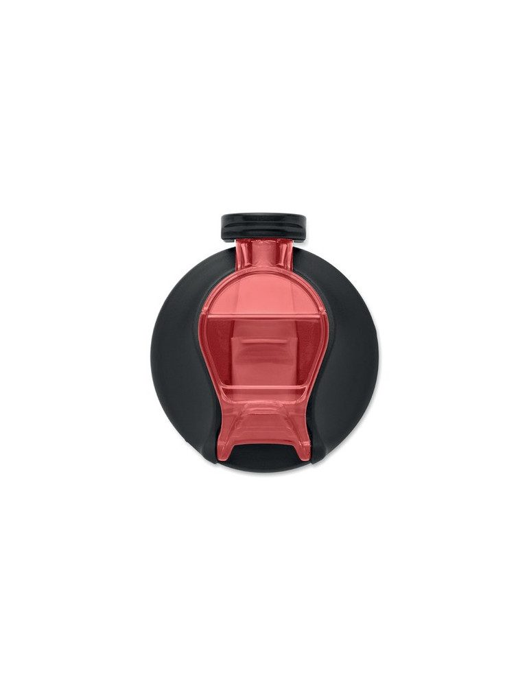 ENKEL Bouteille de sport 700ml Couleurs : rouge transparent personnalisation sur mesure