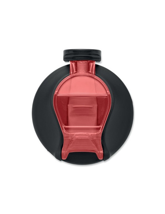 ENKEL Bouteille de sport 700ml Couleurs : rouge transparent personnalisation sur mesure