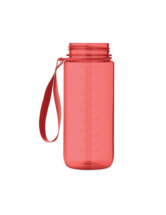 ENKEL Bouteille de sport 700ml Couleurs : rouge transparent cadeau entreprise pas cher