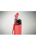 ENKEL Bouteille de sport 700ml Couleurs : rouge transparent objet promotionnel éco-responsable