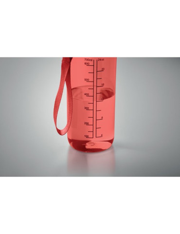 ENKEL Bouteille de sport 700ml Couleurs : rouge transparent goodies entreprise design