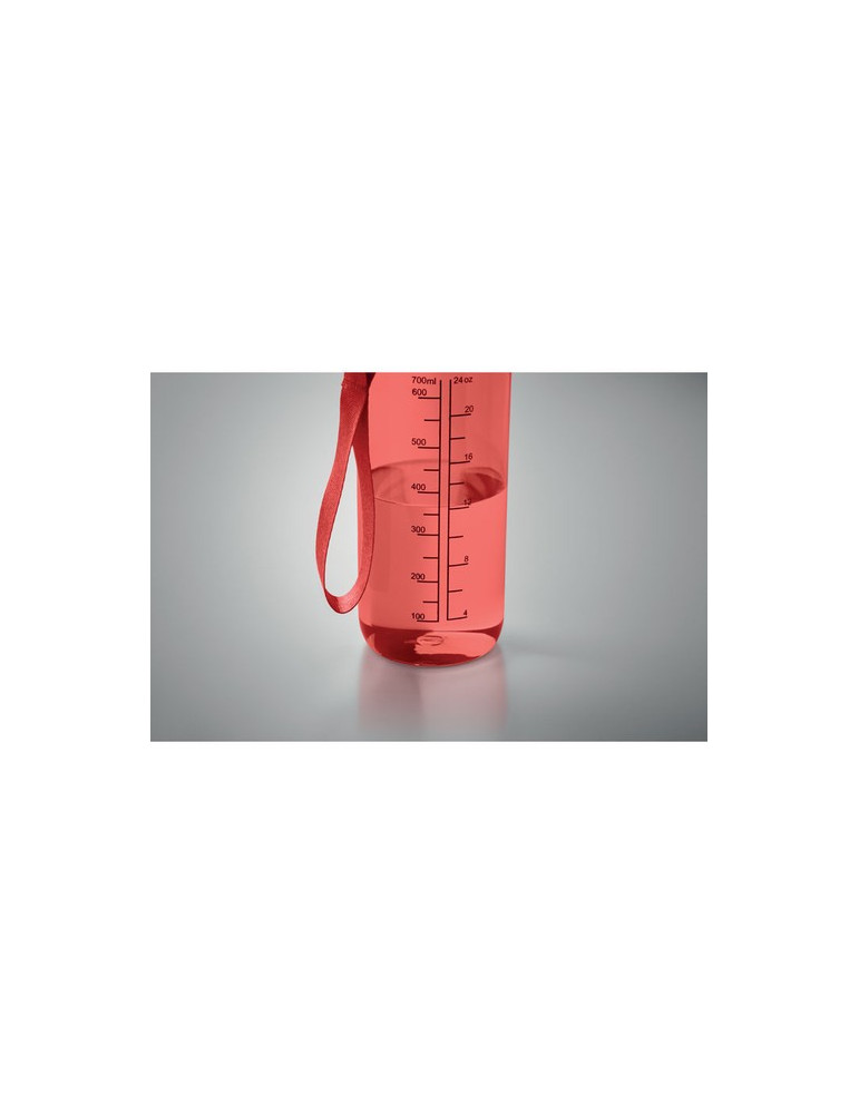 ENKEL Bouteille de sport 700ml Couleurs : rouge transparent goodies entreprise design