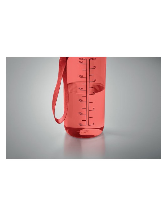 ENKEL Bouteille de sport 700ml Couleurs : rouge transparent goodies entreprise design