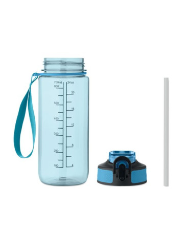 ENKEL Bouteille de sport 700ml Couleurs : bleu clair transparent accessoire événementiel unique