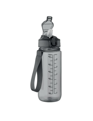 ENKEL Bouteille de sport 700ml Couleurs : gris transparent cadeau collaborateur premium