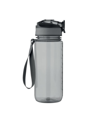 ENKEL Bouteille de sport 700ml Couleurs : gris transparent marquage laser ultra précis
