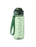 ENKEL Bouteille de sport 700ml Couleurs : vert transparent impression haute définition