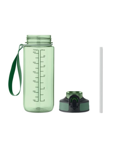 ENKEL Bouteille de sport 700ml Couleurs : vert transparent goodies entreprise design