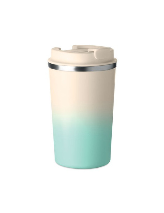 BRACE GRADIENT Gobelet double paroi 350 ml Couleurs : vert menthe