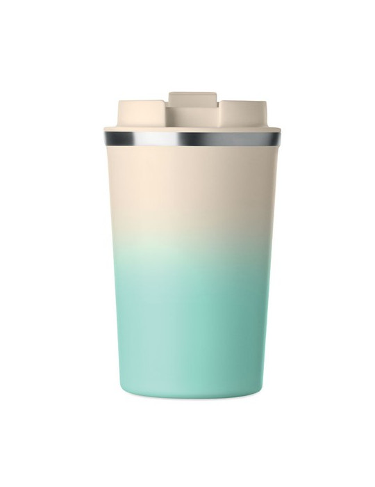 BRACE GRADIENT Gobelet double paroi 350 ml Couleurs : vert menthe cadeau client original