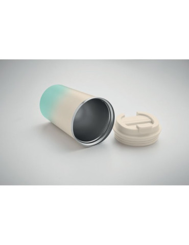 BRACE GRADIENT Gobelet double paroi 350 ml Couleurs : vert menthe cadeau entreprise pas cher