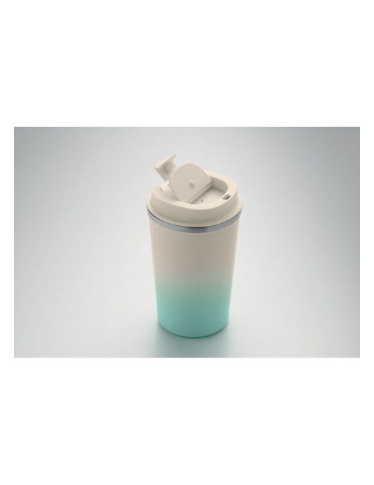 BRACE GRADIENT Gobelet double paroi 350 ml Couleurs : vert menthe personnalisation rapide en France
