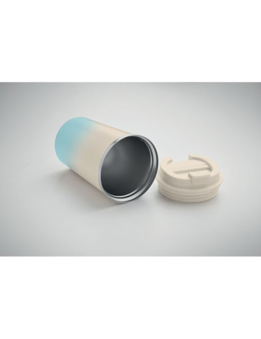BRACE GRADIENT Gobelet double paroi 350 ml Couleurs : bleu bébé personnalisation sur mesure
