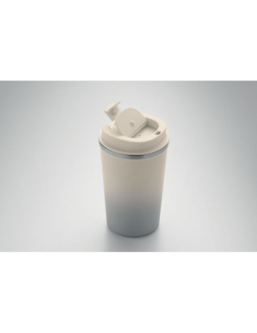 BRACE GRADIENT Gobelet double paroi 350 ml Couleurs : gris impression haute définition