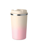 BRACE GRADIENT Gobelet double paroi 350 ml Couleurs : rose bébé personnalisable avec votre logo