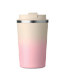 BRACE GRADIENT Gobelet double paroi 350 ml Couleurs : rose bébé objet promotionnel éco-responsable