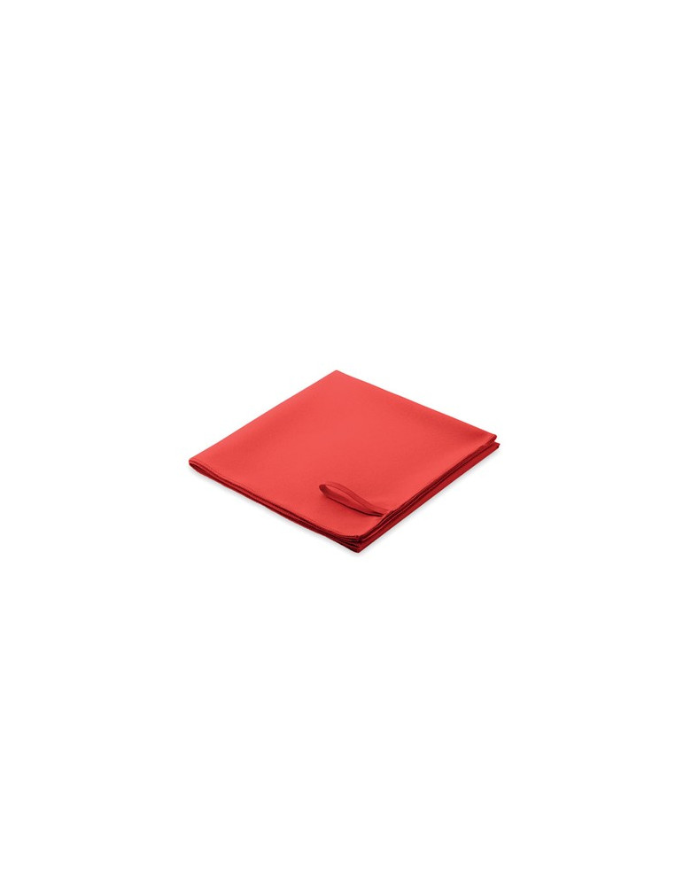 ATOLL 50 Serviette en microfibre Couleurs : rouge impression logo haute qualité