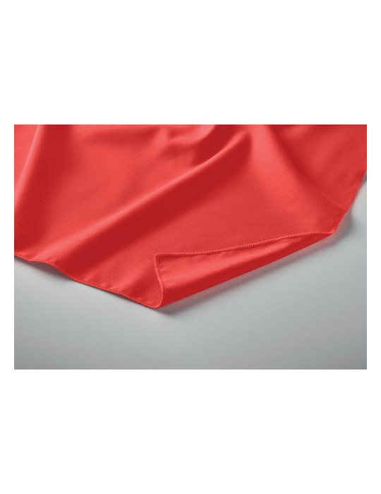 ATOLL 50 Serviette en microfibre Couleurs : rouge cadeau entreprise pas cher