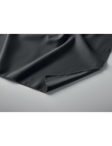 ATOLL 50 Serviette en microfibre Couleurs : noir marquage laser ultra précis