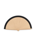 WOODFAN Éventail en bois Couleurs : noir