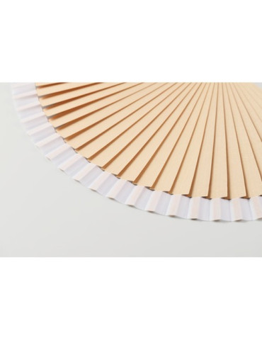 WOODFAN Éventail en bois Couleurs : blanc objet promotionnel éco-responsable