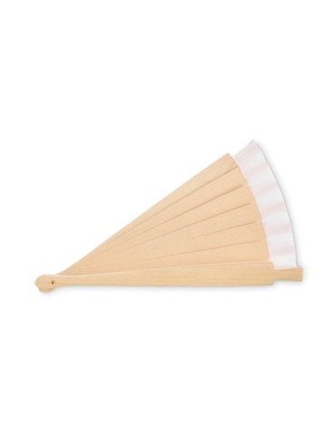 WOODFAN Éventail en bois Couleurs : blanc goodies entreprise design